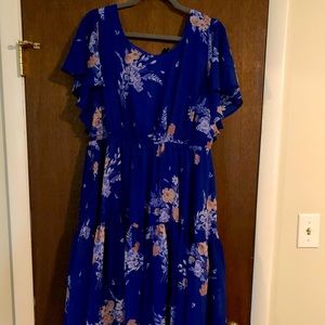 Brand new with tags! Torrid blue floral dress